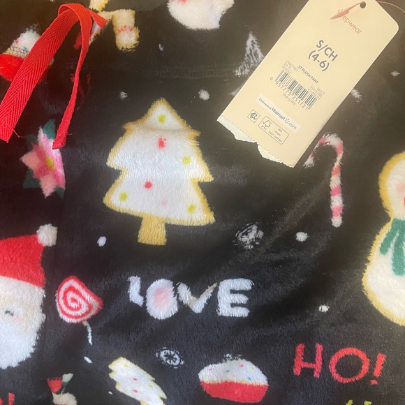 Secret Treasures Women’s Comfy Black Fleece Pajama Pants S (4-6) - Picture 4 of 4